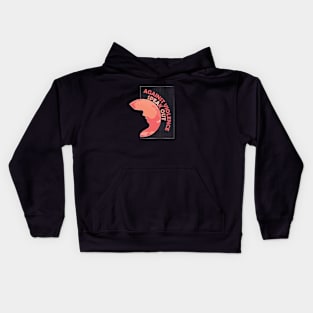 Crescent Moon: No Violence Edition Kids Hoodie